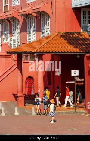 Les Stadhuys à Dutch Square, Malacca, Malaisie Banque D'Images