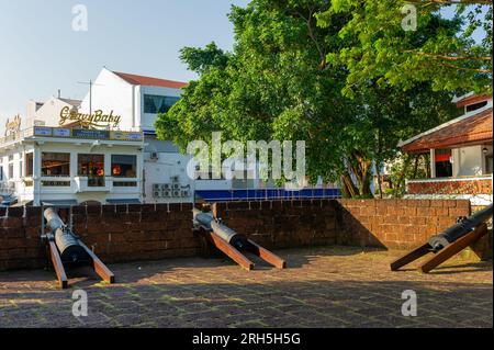 Bastion Middleburg sur la rivière Malacca, Malacca, Malaisie Banque D'Images