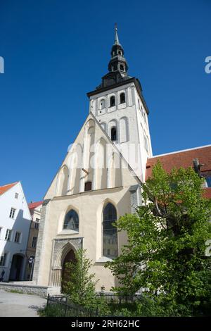 St. Église Nicolas, Musée Niguliste vieille ville de Tallinn, Estonie Banque D'Images