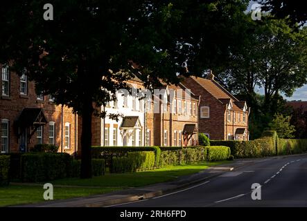 Nouvelle terrasse de maisons à Howden, East Yorkshire, Angleterre Royaume-Uni Banque D'Images