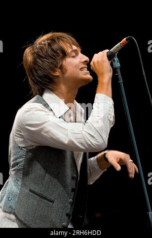 Paolo Nutini, V2009, Hylands Park, Chelmsford, Essex, Royaume-Uni - 23 août 2009 Banque D'Images