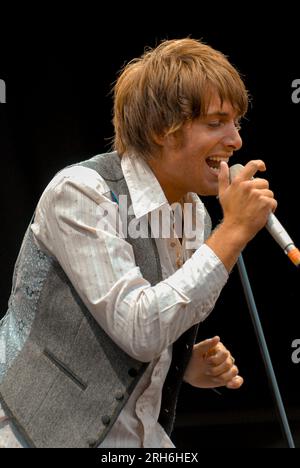 Paolo Nutini, V2009, Hylands Park, Chelmsford, Essex, Royaume-Uni - 23 août 2009 Banque D'Images