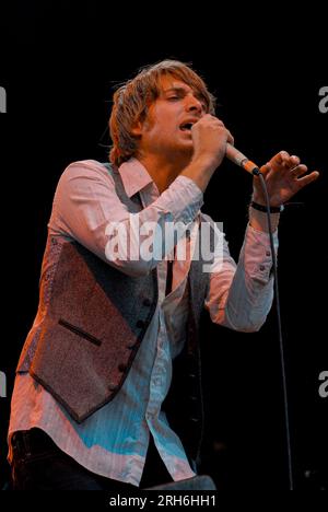 Paolo Nutini, V2009, Hylands Park, Chelmsford, Essex, Royaume-Uni - 23 août 2009 Banque D'Images