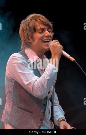 Paolo Nutini, V2009, Hylands Park, Chelmsford, Essex, Royaume-Uni - 23 août 2009 Banque D'Images