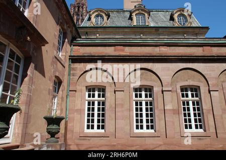 palais rohan à strasbourg en alsace en france Banque D'Images