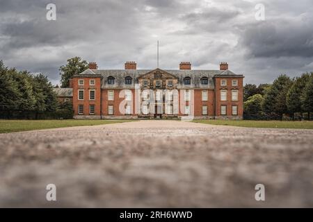 Dunham massey maison et cour Banque D'Images