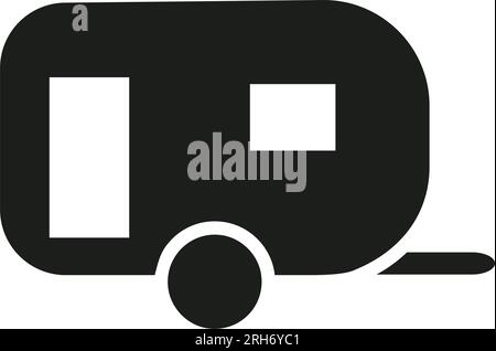 Icône camping-car Illustration de Vecteur