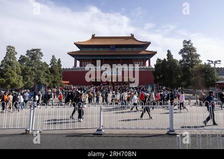 Pékin, Chine. 14 avril 2023. Cité interdite à Pékin, 14 avril 2023. Crédit : dpa/Alamy Live News Banque D'Images