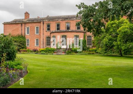 Dunham massey maison et cour Banque D'Images