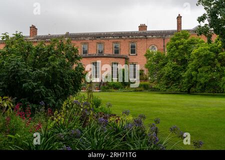 Dunham massey maison et cour Banque D'Images