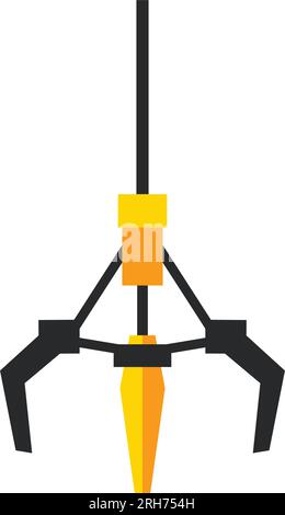 Icône de griffe robotisée Illustration de Vecteur