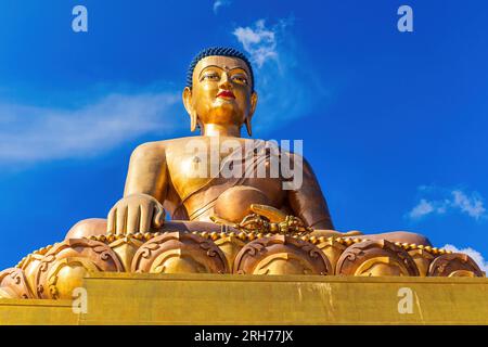 Statue géante de Bouddha Dordenma à Thimphu, Bhoutan Banque D'Images