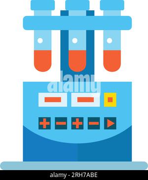 Icône de l'agitateur de laboratoire Illustration de Vecteur