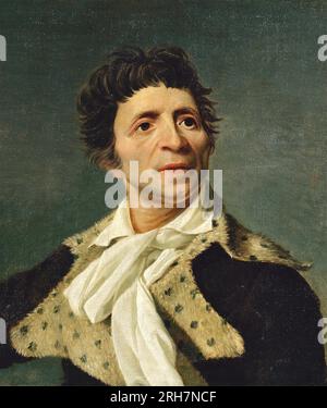 JEAN-PAUL MARAT (1743-1793) Suisse-birn théoricien politique et médecin français dans les années 17 portrait par Joseph Boze. Banque D'Images