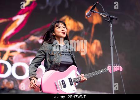 San Francisco, États-Unis. 13 août 2023. Beabadoobee se produit pendant le jour 3 du Outside Lands Music Festival le dimanche 13 août 2023 à San Francisco, en Californie. Photo : Annie Lesser/imageSPACE crédit : Imagespace/Alamy Live News Banque D'Images