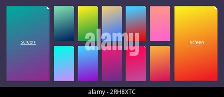 Dégradé pastel doux fond couleur lisse et vif pour les appareils, pc et smartphone moderne, fonds pastel doux, vecteur ux et Illustration de Vecteur