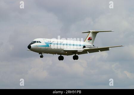 Royal Air Force of Oman bac 1-11 modèle 485GD à la RAF Fairford en 2009. Omani British Aircraft Corporation bac One Eleven avion de transport à réaction Banque D'Images