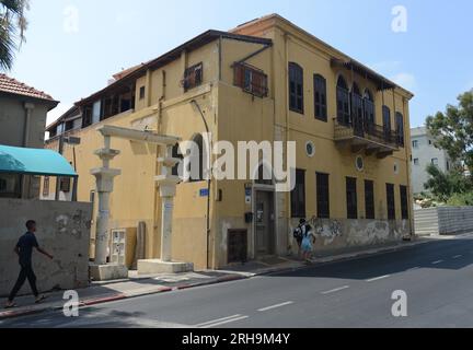 Bâtiments anciens rénovés à Jaffa, Israël. Banque D'Images