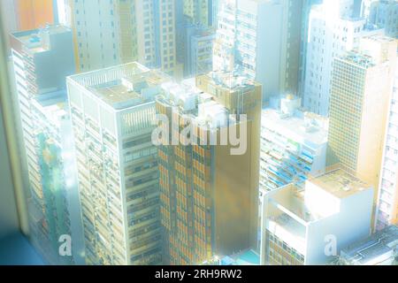 Dream Hong Kong photo dans le style Anime Banque D'Images