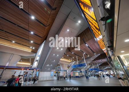London Bridge Station, vue intérieure, 15 août 2023. Londres, Royaume-Uni Banque D'Images