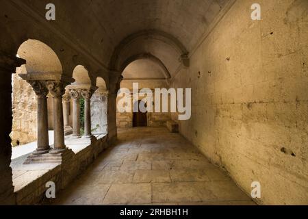 St Rémy de Provence, Bouches du Rhône, France, 06.24.2018. Cloître du monastère de San Paul de Mausole à Saint-Rémy de Provence, où Van Gogh Banque D'Images