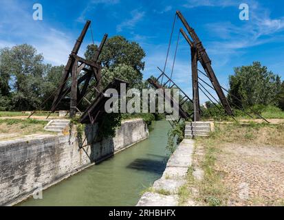 Pont van Gogh. Arles, Bouches-du-Rhône, Provence, France Banque D'Images