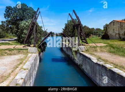 Pont Vincent van Gogh. Arles, Bouches du Rhône, Provence, France Banque D'Images