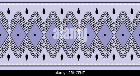 Coloré tribal ethnique sans couture motif bohème aztèque arrière-plan illustration vectorielle abstraite prête pour la répétition d'impression textile de mode Illustration de Vecteur