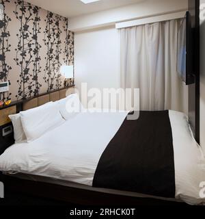 Nagasaki, Japon - novembre 28 2022 : intérieur d'un hôtel d'affaires typique au Japon Banque D'Images