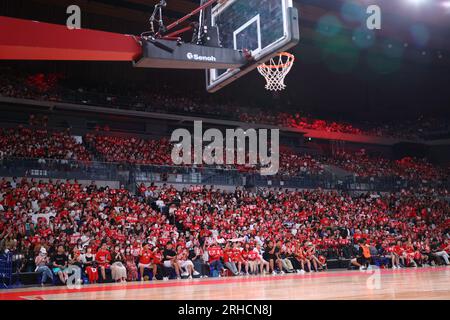 Tokyo, Japon. 15 août 2023. Japan fans Basketball : SoftBank Cup 2023 entre le Japon et l'Angola à l'Ariake Arena à Tokyo, Japon . Crédit : YUTAKA/AFLO SPORT/Alamy Live News Banque D'Images