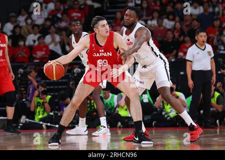 Tokyo, Japon. 15 août 2023. Koya Kawamata (JPN) Basketball : SoftBank Cup 2023 entre le Japon et l'Angola à l'Ariake Arena de Tokyo, Japon . Crédit : YUTAKA/AFLO SPORT/Alamy Live News Banque D'Images