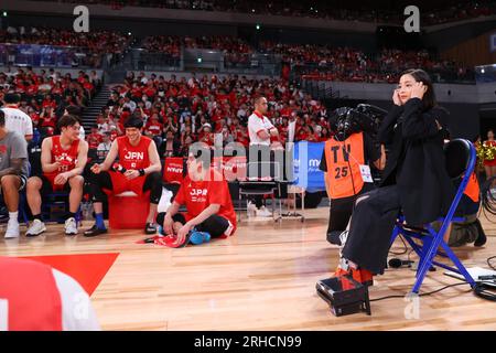 Tokyo, Japon. 15 août 2023. Suzu Hirose Basketball : SoftBank Cup 2023 entre le Japon et l'Angola à l'Ariake Arena à Tokyo, Japon . Crédit : AFLO/Alamy Live News Banque D'Images