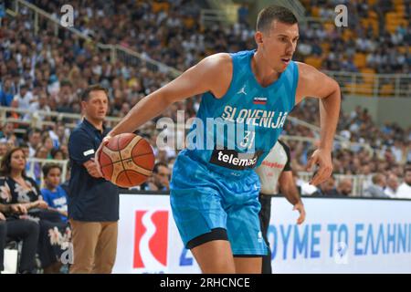 Vlatko Cancar (équipe nationale de basket-ball de Slovénie) Banque D'Images