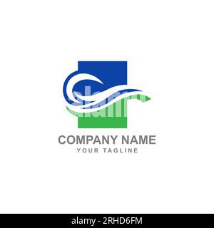 Illustration de conception de logo de vecteur de vagues de plage, symbole de vecteur de vague. Business icon.EPS 10 Illustration de Vecteur