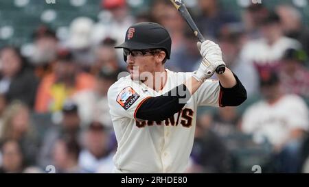 San Francisco Giants' Wilmer Flores during a baseball game against the  Tampa Bay Rays in San Francisco, Tuesday, Aug. 15, 2023. (AP Photo/Jeff  Chiu Stock Photo - Alamy