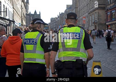 2023 Edinburgh Festival Fringe, Royal Mile, Écosse, Royaume-Uni Banque D'Images