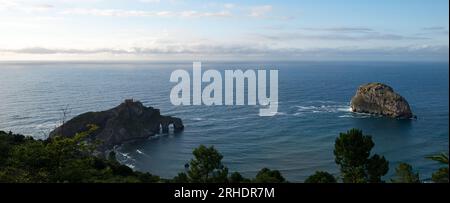 Ermitage de San Juan de Gaztelugatxe (Bermeo, pays basque espagnol) Banque D'Images