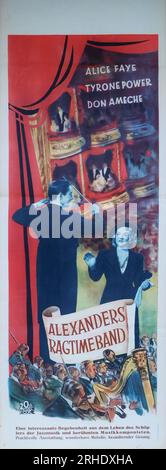TYRONE POWER et ALICE FAYE dans ALEXANDER'S RAGTIME BAND 1938 réalisateur HENRY KING Songs Irving Berlin Twentieth Century Fox Banque D'Images
