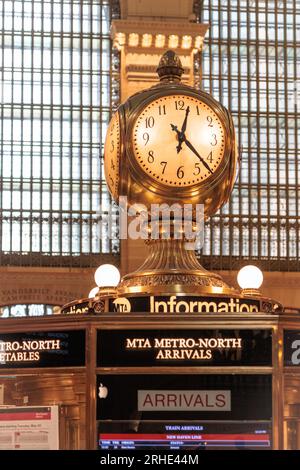 Grand Central terminal Classic Clock, New Yorc City, États-Unis Banque D'Images