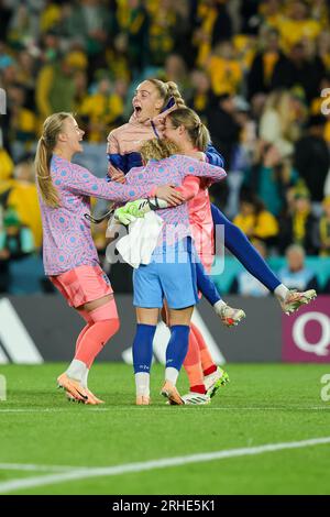 Sydney, Australie, 16 août 2023. Demi-finales Australie vs Angleterre FIFAWWC. Victor Modo Banque D'Images