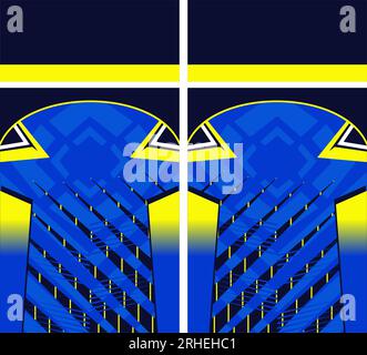 T-shirt de sport, Maillot de sport, Maillot de football, football, Futsal, jeux, course, cyclisme, Jersey Vector, tenue de football, uniforme de football, motif sportif Illustration de Vecteur