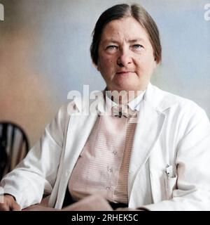 Dorothy Hansine Andersen (1901-1963) pédiatre et pathologiste américaine, a été la première à identifier et à nommer la maladie de la mucoviscidose en 1939. Banque D'Images