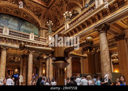 L'atrium à l'intérieur du Casino Monte Carlo Banque D'Images