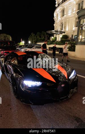 Bugatti Chiron pur sport 300+ à Monte Carlo, Monaco Banque D'Images