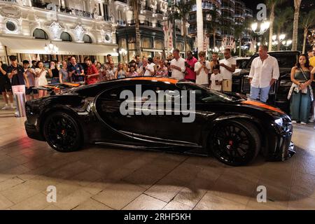 Bugatti Chiron pur sport 300+ à Monte Carlo, Monaco Banque D'Images