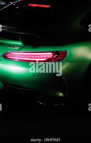 Arrière de la Mercedes AMG GT R supercar Banque D'Images