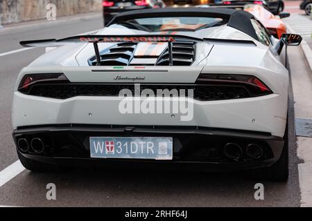 Lamborghini Huracan LP-610 garée à Monte Carlo Banque D'Images
