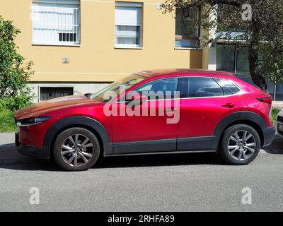 Mazda CX-30 sous-compact crossover voiture, Hongrie, Magyarország, Europe Banque D'Images