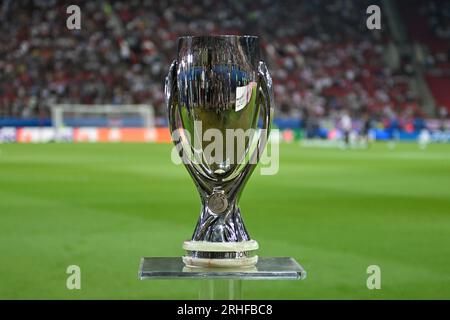 Athènes, Grèce. 16 août 2023. Match de football final de la Super coupe UEFA 2023 entre Manchester City F.C. et Sevilla F.C. au Stadio Georgios Karaiskakis-Pirée à Athènes, en Grèce, le 16 août 2023 crédit : Independent photo Agency/Alamy Live News Banque D'Images