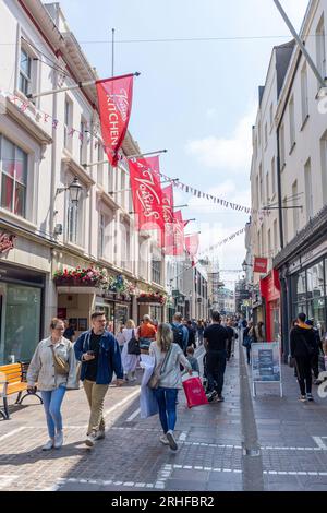 Voisins Department Store, King Street (rue commerçante), St Helier, Jersey, Îles Anglo-Normandes Banque D'Images